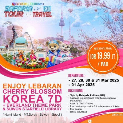 ENJOY LEBARAN BLOSSOM KOREA 7D